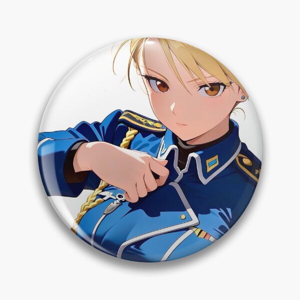 Item preview, Riza Hawkeye Fullmetal Alchemist Anime Close Combat Intense Focus designed and sold by thedarvills.