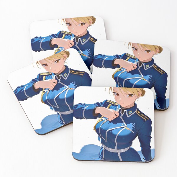 Item preview, Riza Hawkeye Fullmetal Alchemist Anime Close Combat Intense Focus designed and sold by thedarvills.