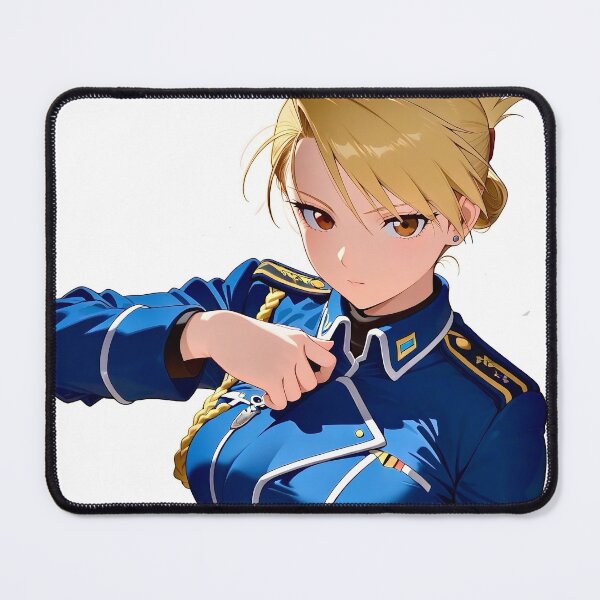 Item preview, Riza Hawkeye Fullmetal Alchemist Anime Close Combat Intense Focus designed and sold by thedarvills.
