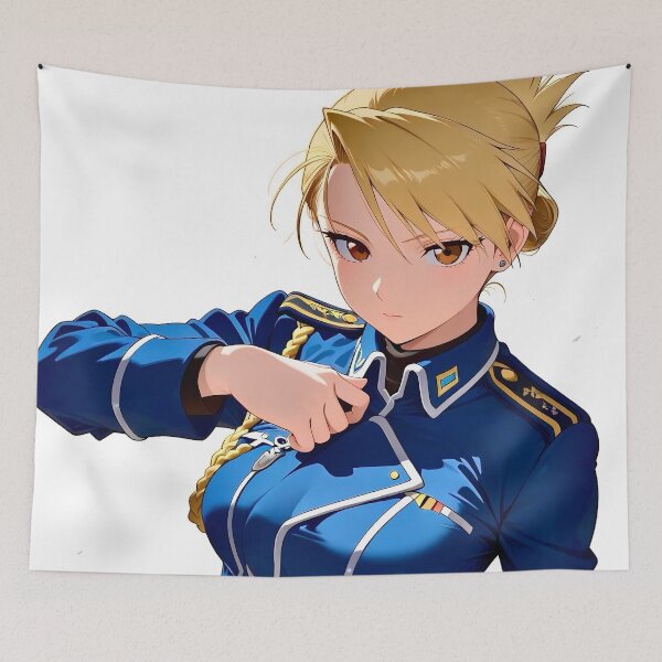 Item preview, Riza Hawkeye Fullmetal Alchemist Anime Close Combat Intense Focus designed and sold by thedarvills.