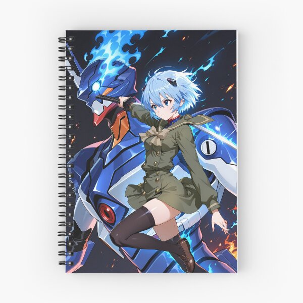 Item preview, Rei Ayanami Neon Genesis Evangelion Anime Girl Waifu Mecha Heroic Pose designed and sold by thedarvills.