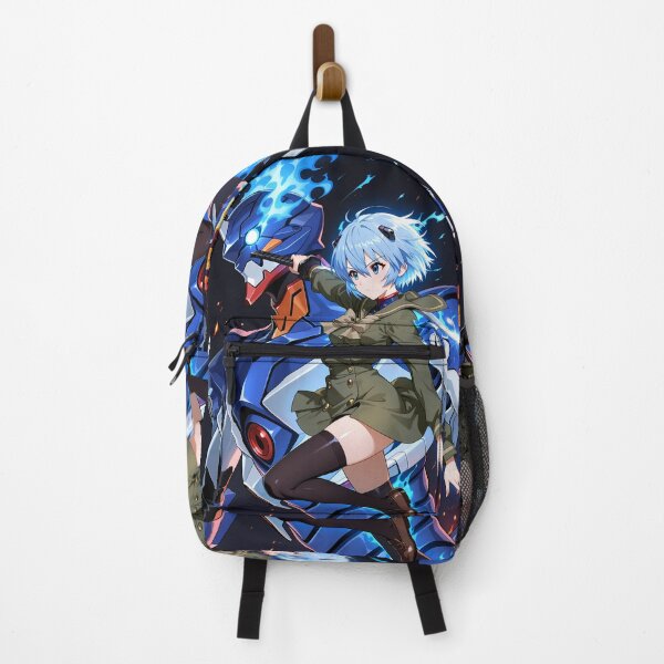 Item preview, Rei Ayanami Neon Genesis Evangelion Anime Girl Waifu Mecha Heroic Pose designed and sold by thedarvills.