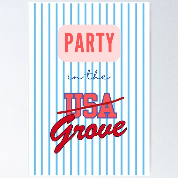 Item preview, OLE MISS PARTY IN THE GROVE PRINT  designed and sold by mbrownxdesigns.
