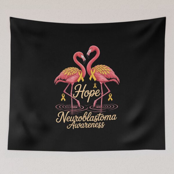 Item preview, Flamingo Neuroblastoma Awareness designed and sold by IdunayaStore.