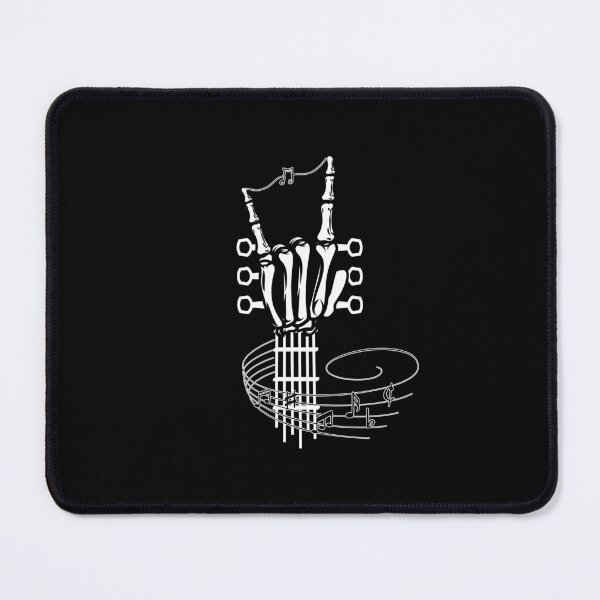 Item preview, Skeleton Guitar Skull Rock Hand Music Concert designed and sold by PugD.