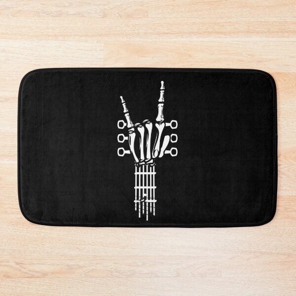 Item preview, Skeleton Guitar Skull Rock Hand Music Concert designed and sold by PugD.