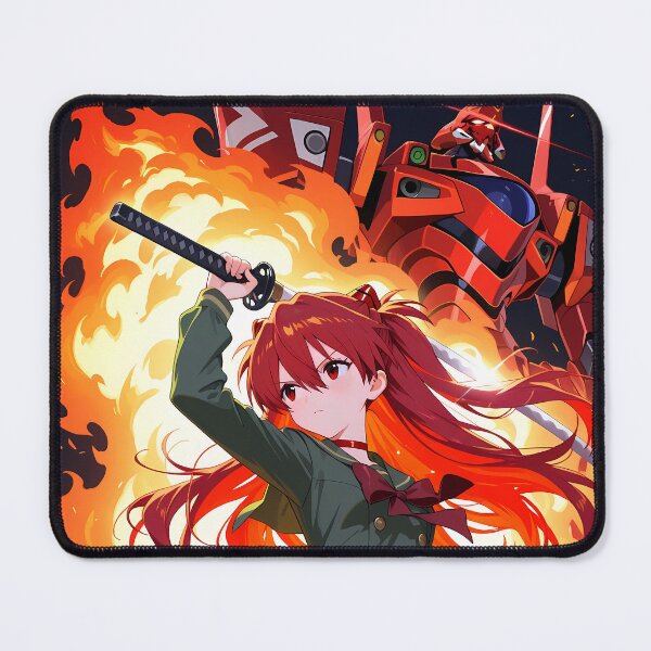Item preview, Asuka Langley Soryu Neon Genesis Evangelion Anime Girl Waifu Eva Flames designed and sold by thedarvills.