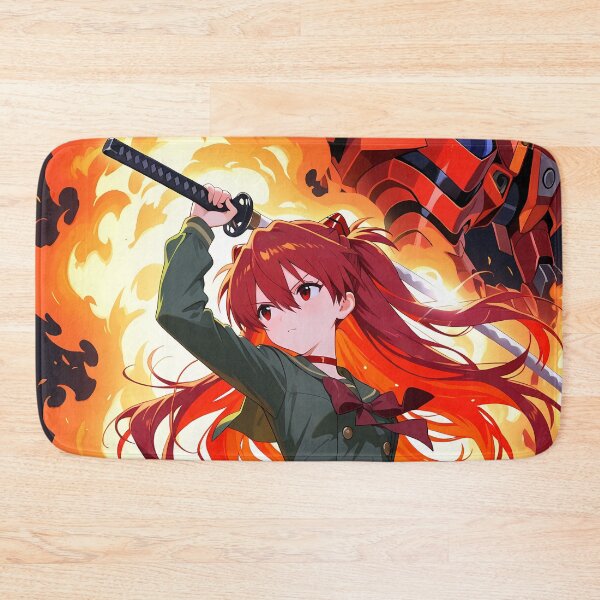 Item preview, Asuka Langley Soryu Neon Genesis Evangelion Anime Girl Waifu Eva Flames designed and sold by thedarvills.