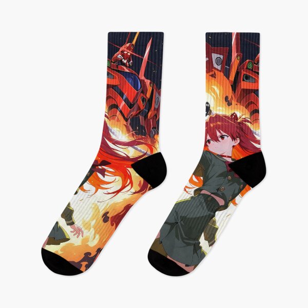 Item preview, Asuka Langley Soryu Neon Genesis Evangelion Anime Girl Waifu Eva Flames designed and sold by thedarvills.
