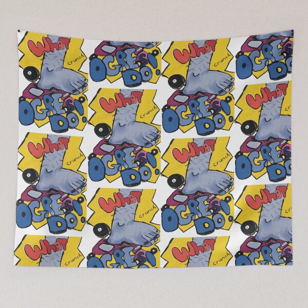 Item preview, Ogres Smash Cars designed and sold by Rose-Wise.