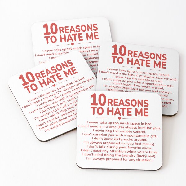 Item preview, 10 Reasons to Have Me Bold Typography Design | Playful Self-Confident Humor | Positive Attitude Statement Art designed and sold by PaintedPixels01.