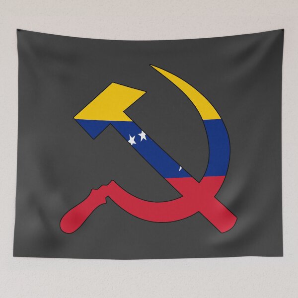 Item preview, Venezuelan Hammer & Sickle Art Print | Anti-Imperialist Symbol Poster - Bolivarian Socialism Study, Political Theory Art, Latin American History Decor & Symbolic Stickers designed and sold by RevolutionToday.