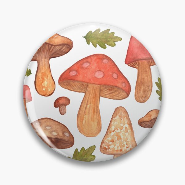 Item preview, Enchanted Forest Fungi – Whimsical Watercolour Mushrooms designed and sold by lenelleroseartstudio.