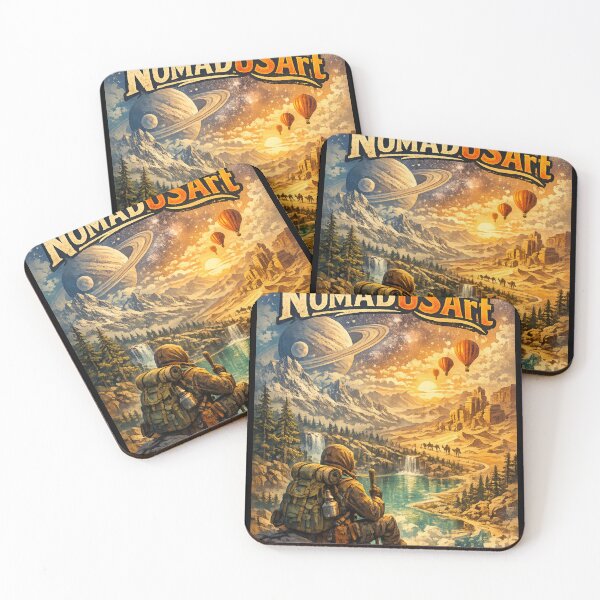 Item preview, NomadUSArt – Adventure Explorer Landscape | Wanderlust Nomad Art designed and sold by NomadUSArt.