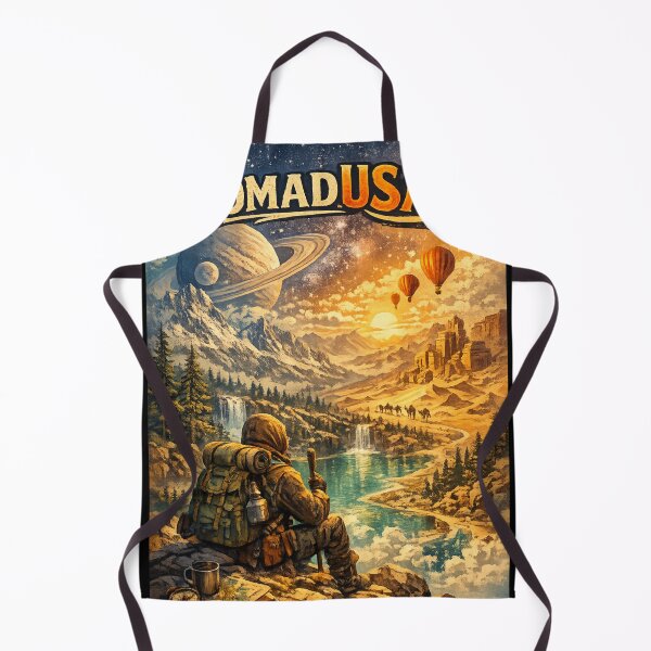 Item preview, NomadUSArt – Adventure Explorer Landscape | Wanderlust Nomad Art designed and sold by NomadUSArt.
