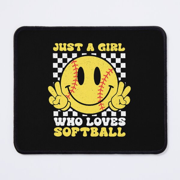 Item preview, Just A Girl Who Loves Softball Shirt designed and sold by LarryMBrown.