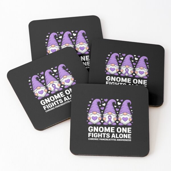 Item preview, Pancreatitis Awareness Gnome One Fights Alone designed and sold by EllenJast.