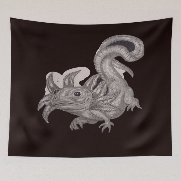 Item preview, axolotl drawing designed and sold by pksart1.