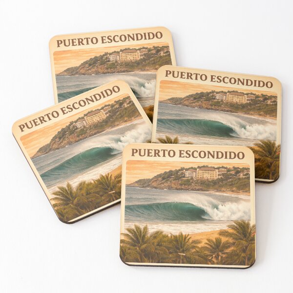 Item preview, Puerto Escondido – Where the Wave Lives designed and sold by Loose Parts.