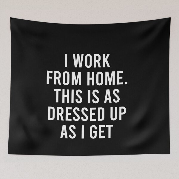 Item preview, Work From Home Costume - Funny WFH Worker Saying designed and sold by malicaferrha.