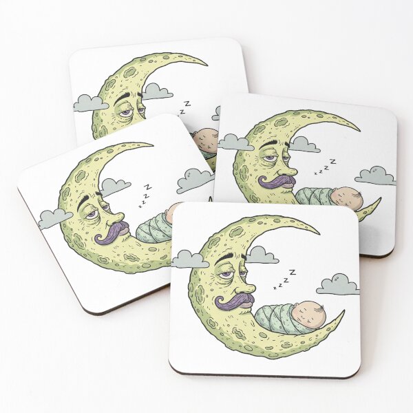 Item preview, Moon Cradle – Sleeping Baby in the Crescent Sky designed and sold by unthinkabletees.