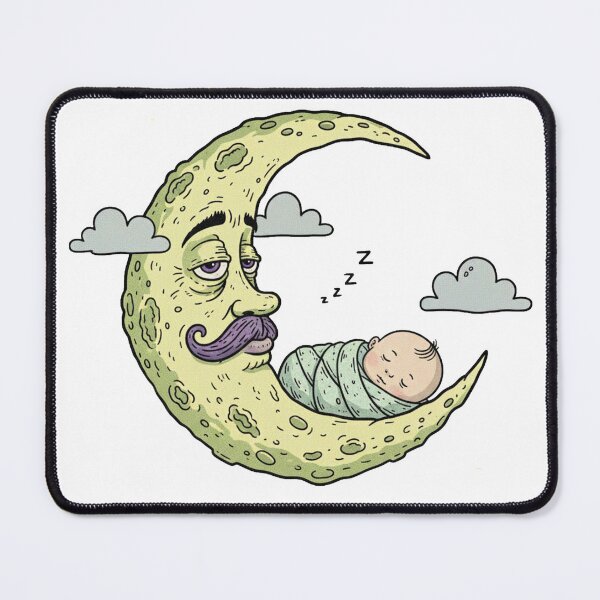 Item preview, Moon Cradle – Sleeping Baby in the Crescent Sky designed and sold by unthinkabletees.
