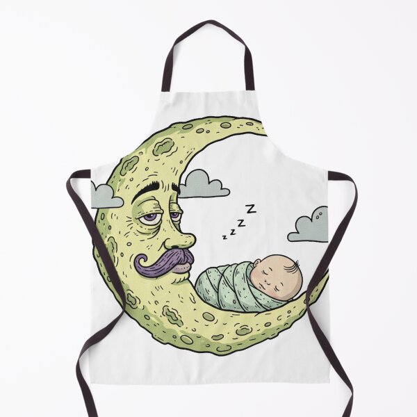 Item preview, Moon Cradle – Sleeping Baby in the Crescent Sky designed and sold by unthinkabletees.