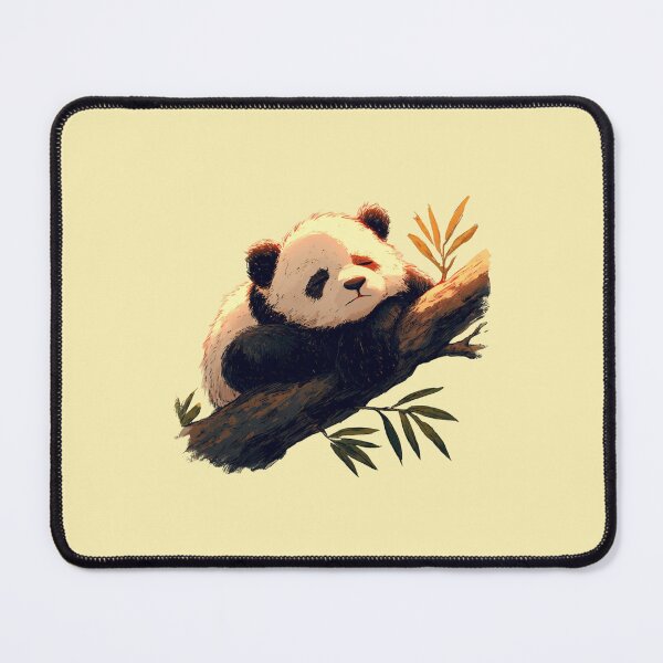 Item preview, Sleeping panda on a branch – Cute illustration of rest designed and sold by Meiersbeste.