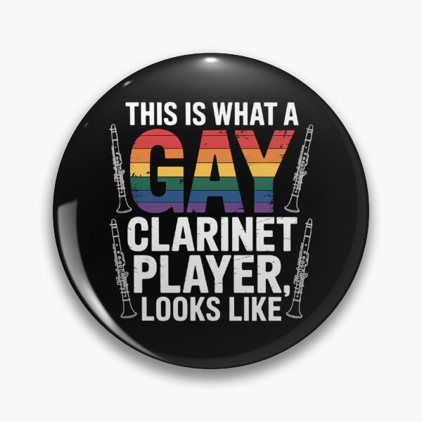 Item preview, Gay Clarinet Player LGBT Musical Instrument MP designed and sold by EllenJast.