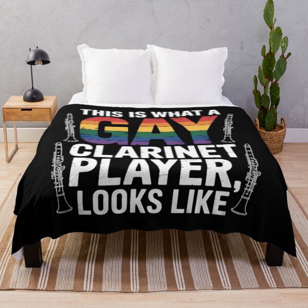 Item preview, Gay Clarinet Player LGBT Musical Instrument MP designed and sold by EllenJast.