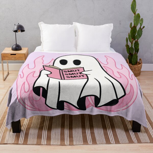 Item preview, Cute ghost reading smut book designed and sold by BrownHorse90s.