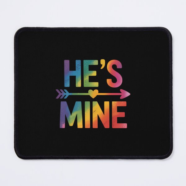 Item preview, Gay Couple Matching He's Mine LGBT Pride designed and sold by EllenJast.