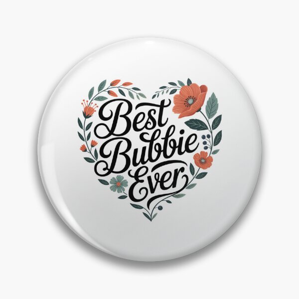 Item preview, Best Bubbie Ever Heart Flower Blessed Grandma Mother's Day designed and sold by IdunayaStore.