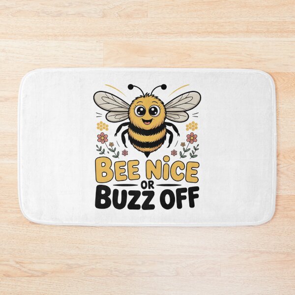 Item preview, Bee Nice or Buzz Off Flower Design designed and sold by Peter Stawicki.