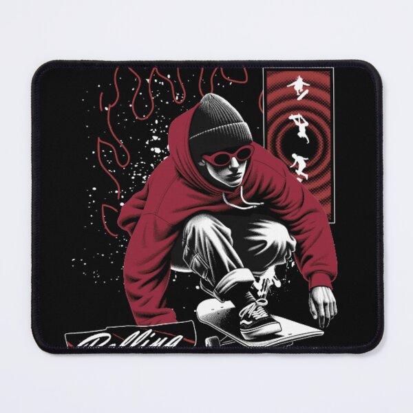 Item preview, Rolling Skate! Retro Extreme Sports Illustration Art Print designed and sold by GenZFashion000.