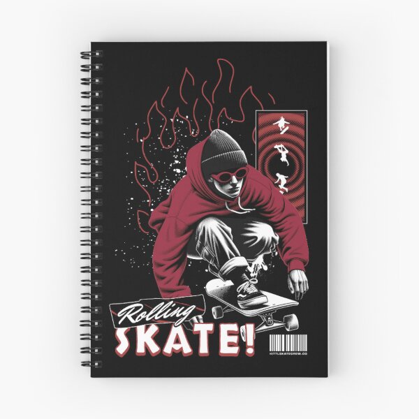 Item preview, Rolling Skate! Retro Extreme Sports Illustration Art Print designed and sold by GenZFashion000.