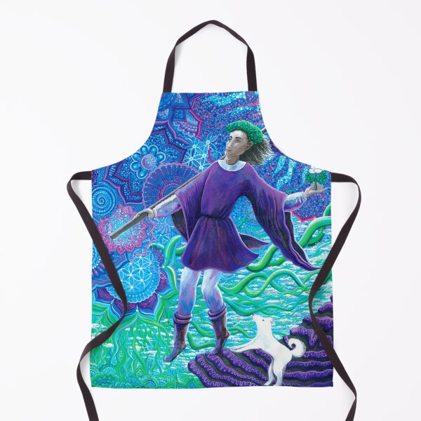 Item preview, Cosmic Fool - Tarot inspired painting  designed and sold by shantilovesart.