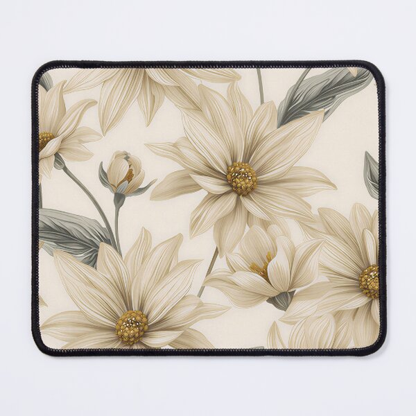 Item preview, pattern of delicate edelweiss flowers designed and sold by wandart00.