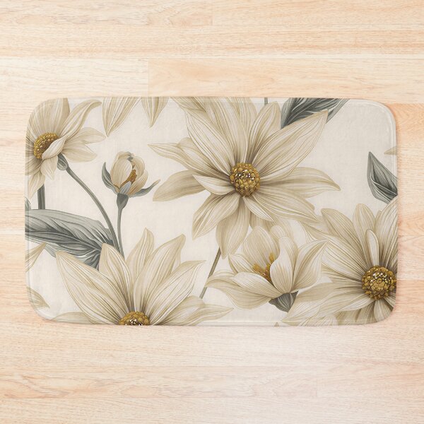 Item preview, pattern of delicate edelweiss flowers designed and sold by wandart00.