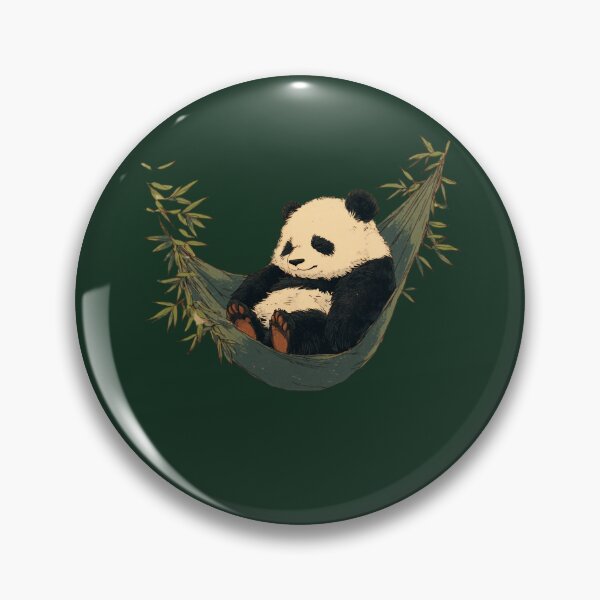 Item preview, Sleeping panda in a hammock – Cute panda illustration designed and sold by Meiersbeste.