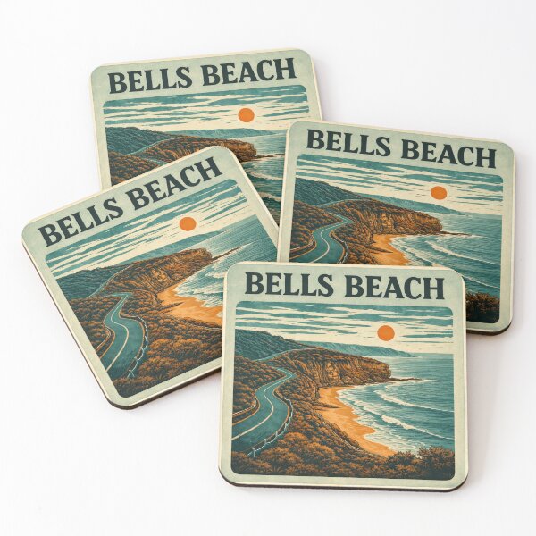 Item preview, Bells Beach – Where the Wave Lives designed and sold by Loose Parts.