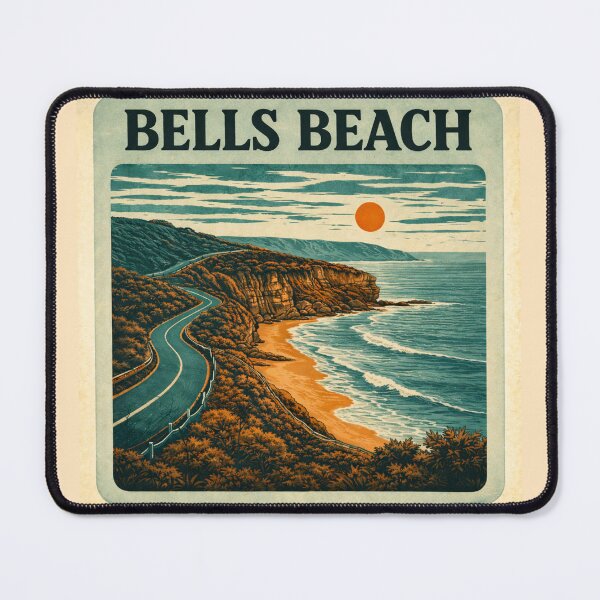 Item preview, Bells Beach – Where the Wave Lives designed and sold by Loose Parts.
