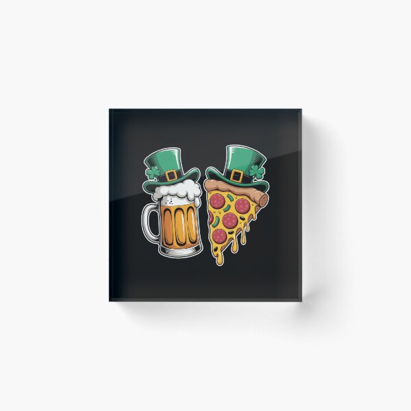 Item preview, Beer Pizza St Patricks Day designed and sold by IdunayaStore.