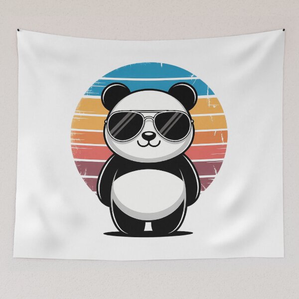 Item preview, Panda in Sunglasses BBQ Pool Party Panda designed and sold by EllenJast.