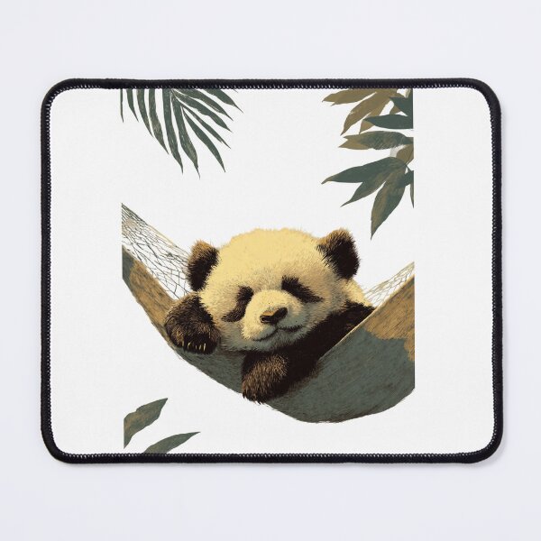 Item preview, Sleeping panda in a hammock – Cute panda illustration designed and sold by Meiersbeste.