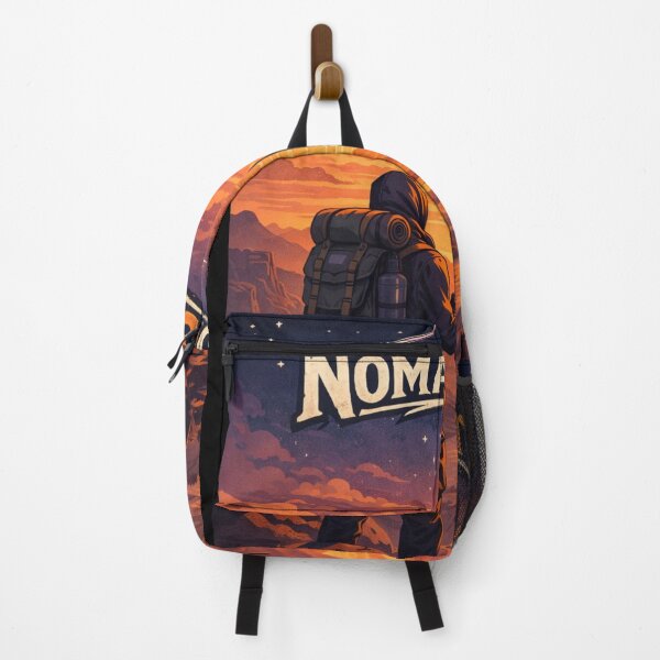 Item preview, NomadUSArt – Minimal Desert Sunset Explorer | Nomad Adventure Illustration designed and sold by NomadUSArt.