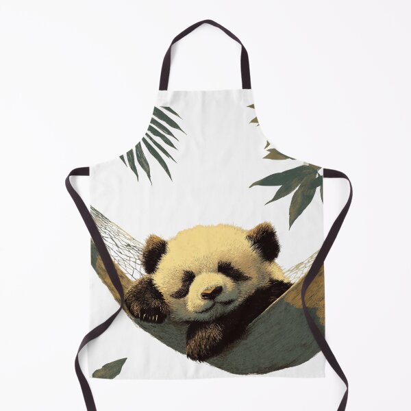 Item preview, Sleeping panda in a hammock – Cute panda illustration designed and sold by Meiersbeste.