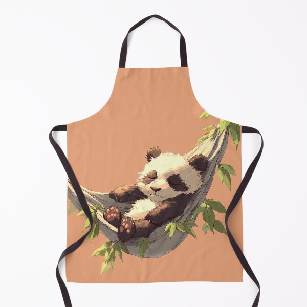 Item preview, Sleeping panda in a hammock – Relaxed panda illustration designed and sold by Meiersbeste.