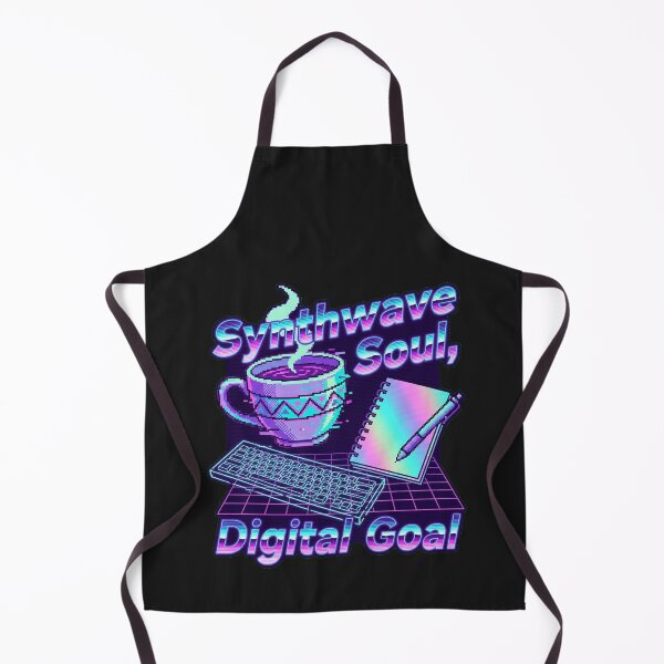 Item preview, Fueled by Pixels and Caffeine - Vaporwave Glitch Art designed and sold by Thaivi Design.