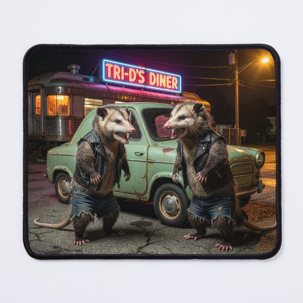 Item preview, Opossums Come in Late for Banana Pancakes designed and sold by Tridentulus.